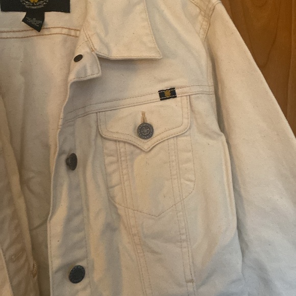 Lucky Brand women’s cream denim jacket - Picture 3 of 5